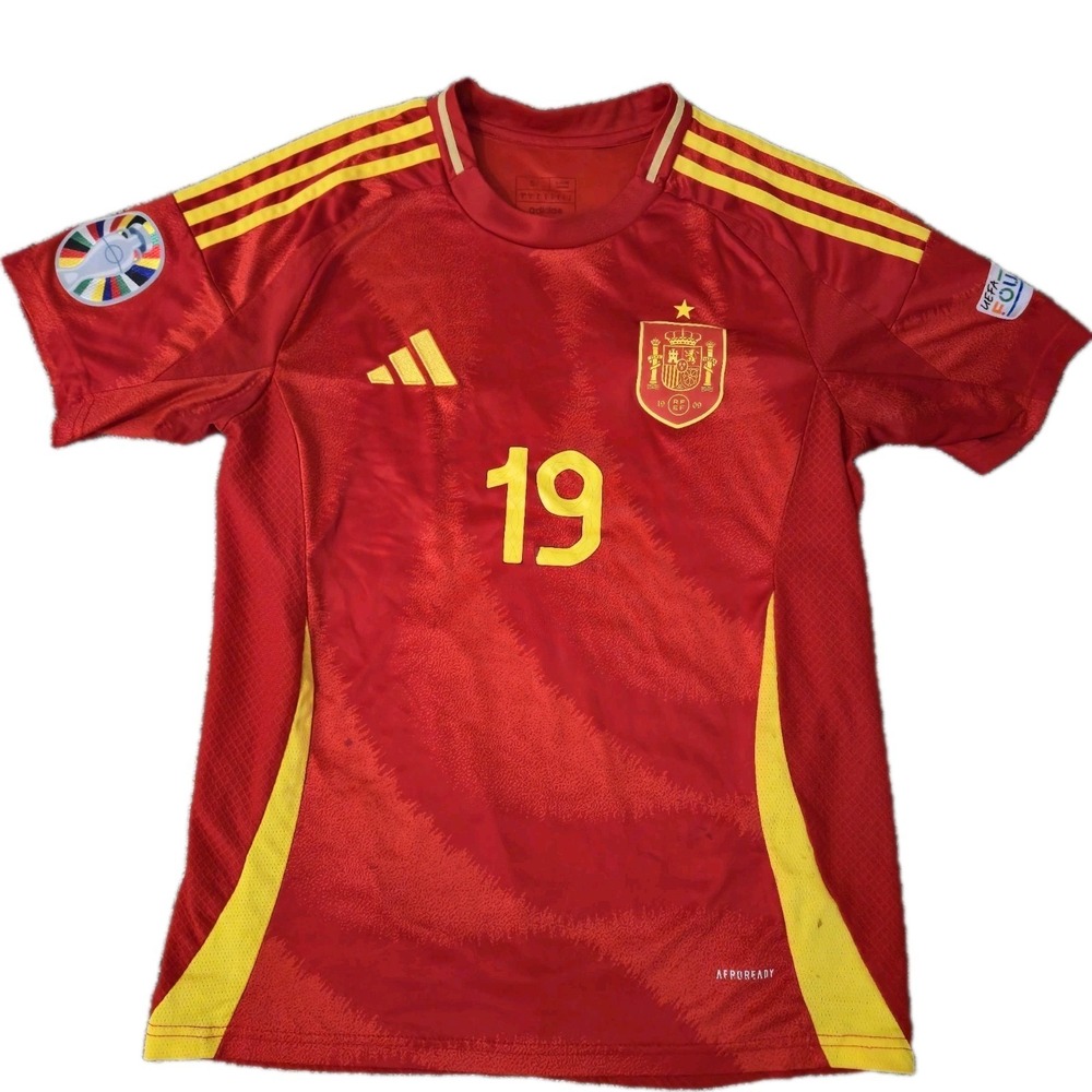 Spain Home Shirt Euro 2024 #19 Lamine Yamal Player Version Size S See Desc!